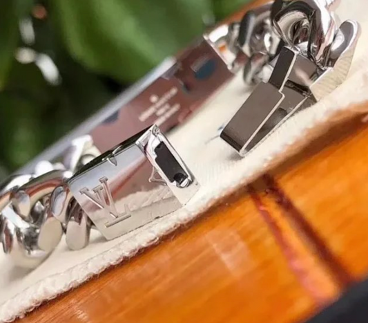 Pulsera Louis Vuitton Acero Monogram