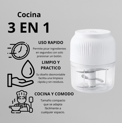 Mini Picadora Electrica USB