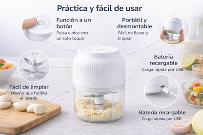 Mini Picadora Electrica USB