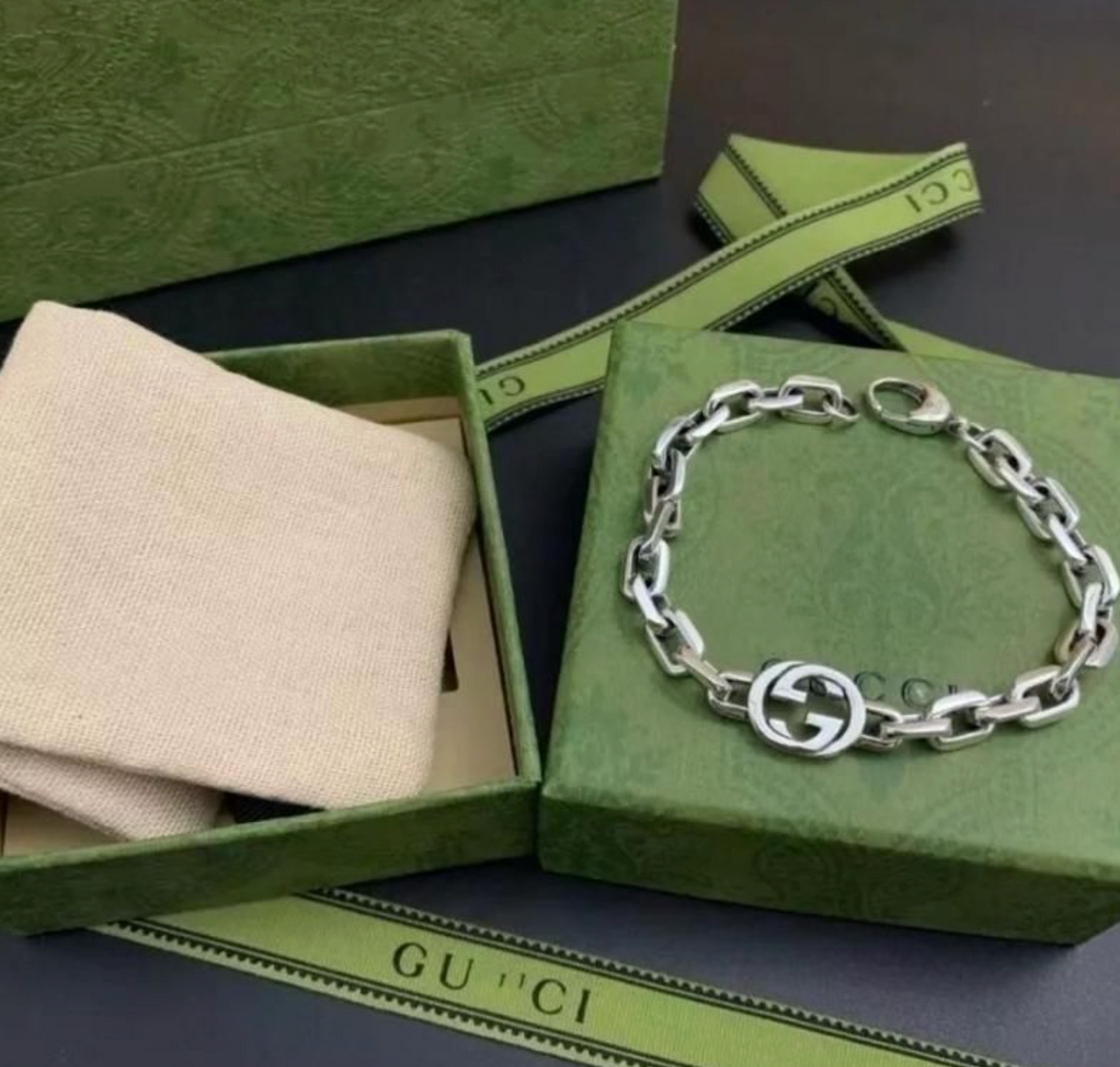 Pulsera Gucci Acero Inoxidable