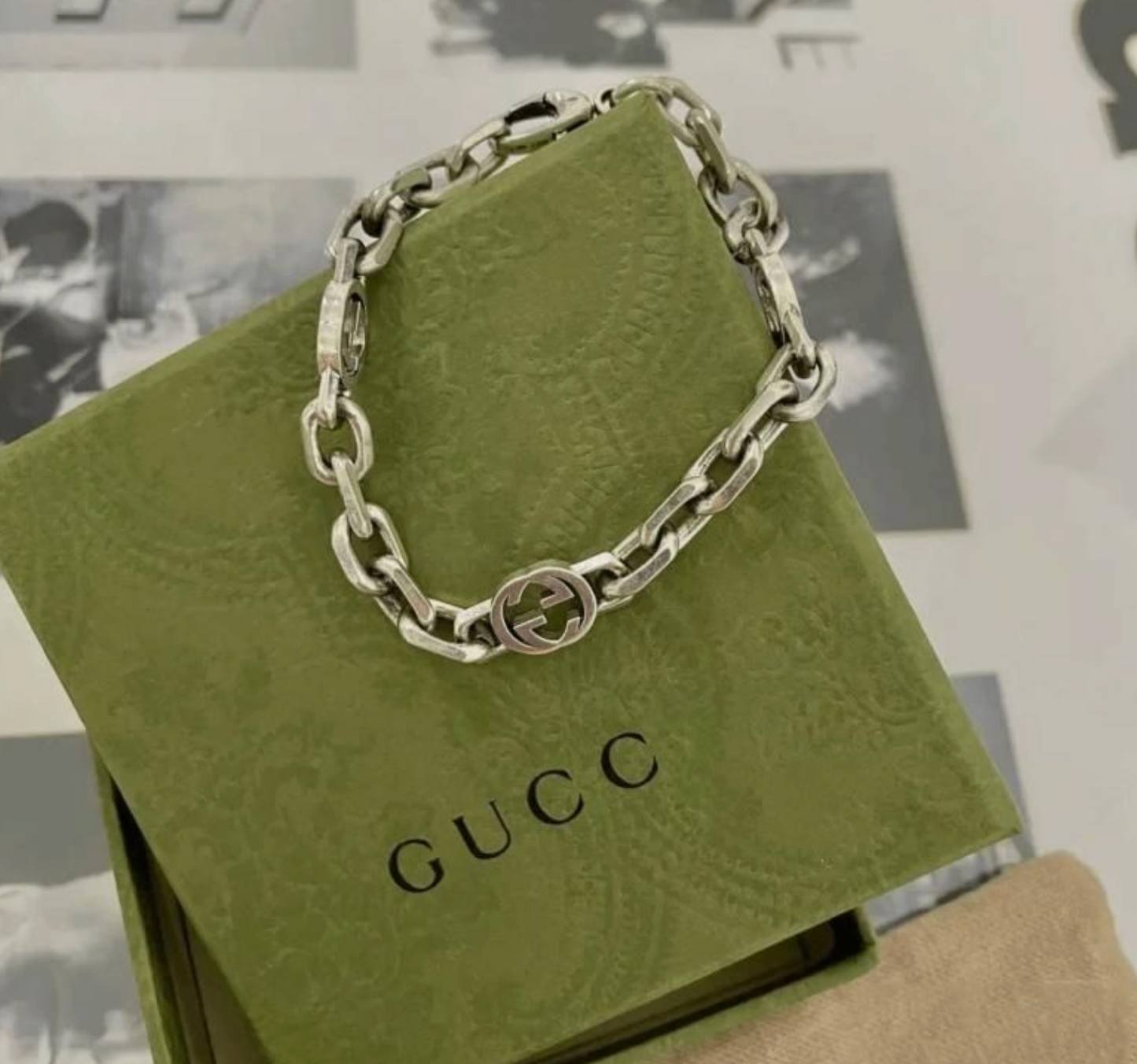 Pulsera Gucci Acero Inoxidable